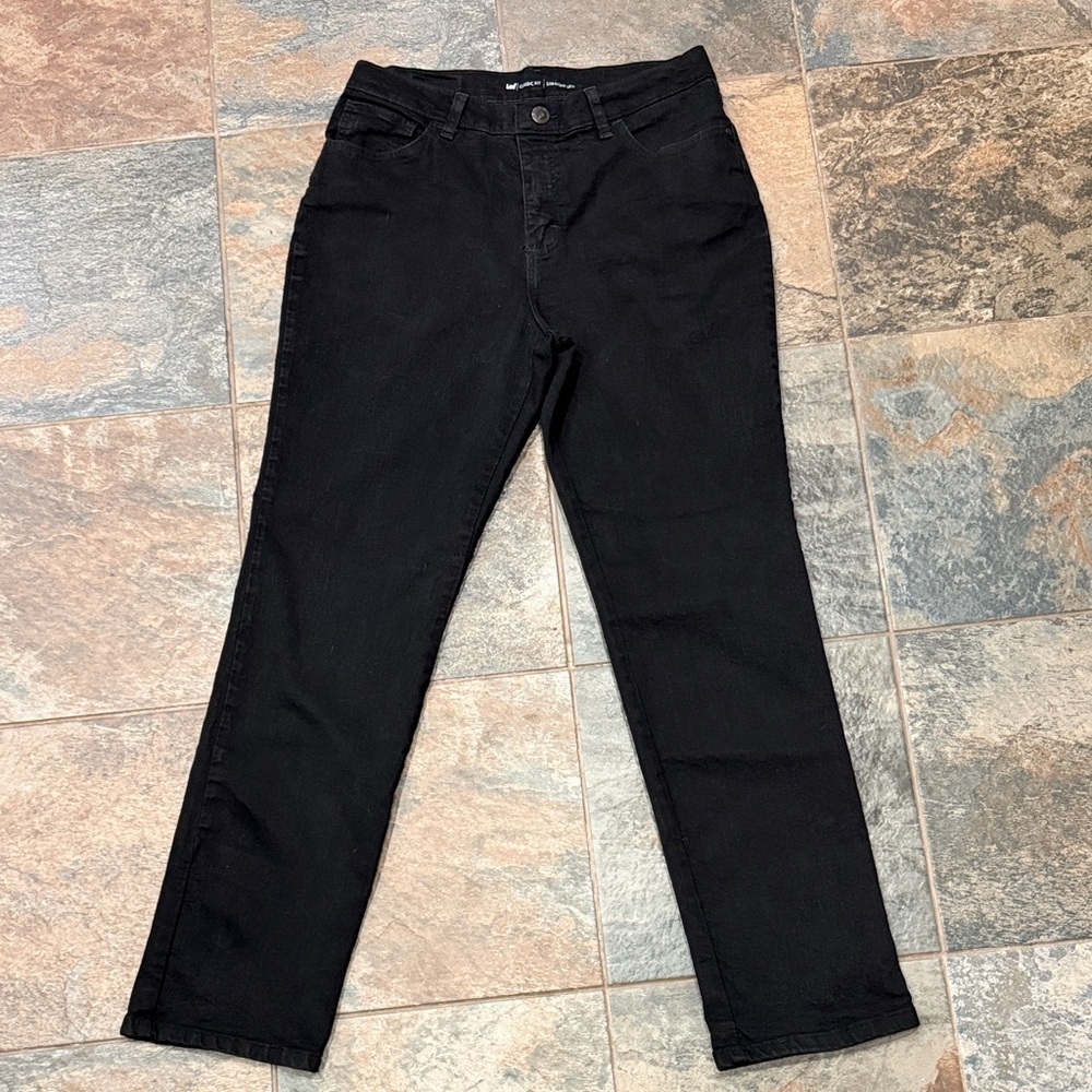 Lee Women's Black Straight Leg Jeans